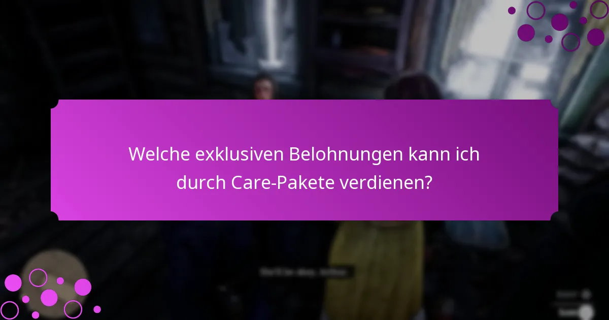 Wie vergleiche ich verschiedene Care-Pakete?