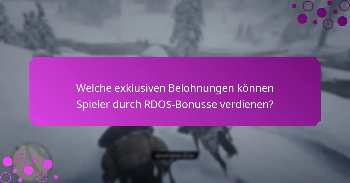 Welche speziellen Missionen tragen zu RDO$-Bonussen bei?