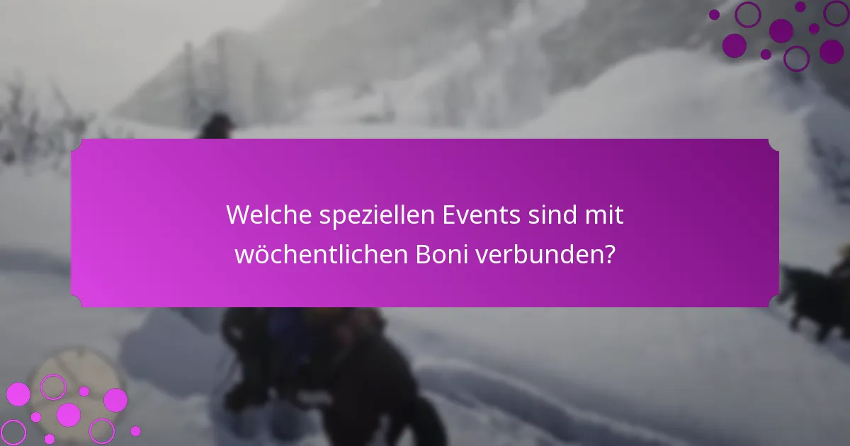 Wie können Spieler an wöchentlichen Boni teilnehmen?