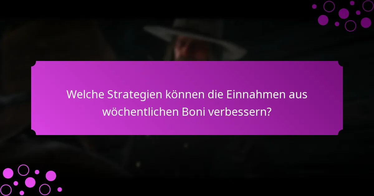 Wie vergleichen sich die aktuellen Boni mit den vorherigen Wochen?